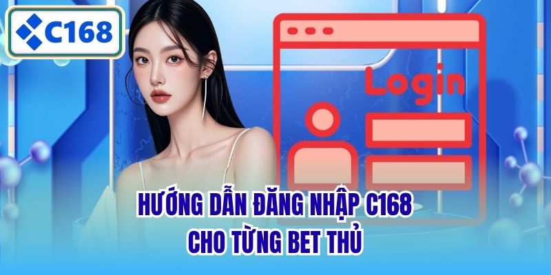 Hướng dẫn đăng nhập C168 cho từng bet thủ